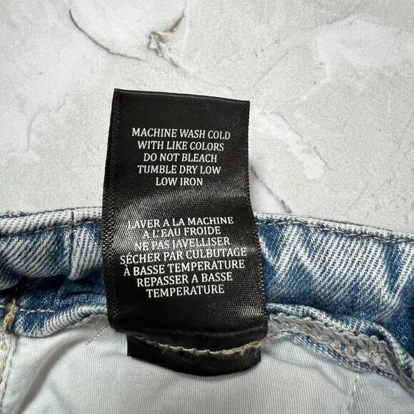 NWT BLANK NYC Pay Back A Line Jean Shorts SIZE 25 Pleated Blue Denim NEW - Picture 9 of 10